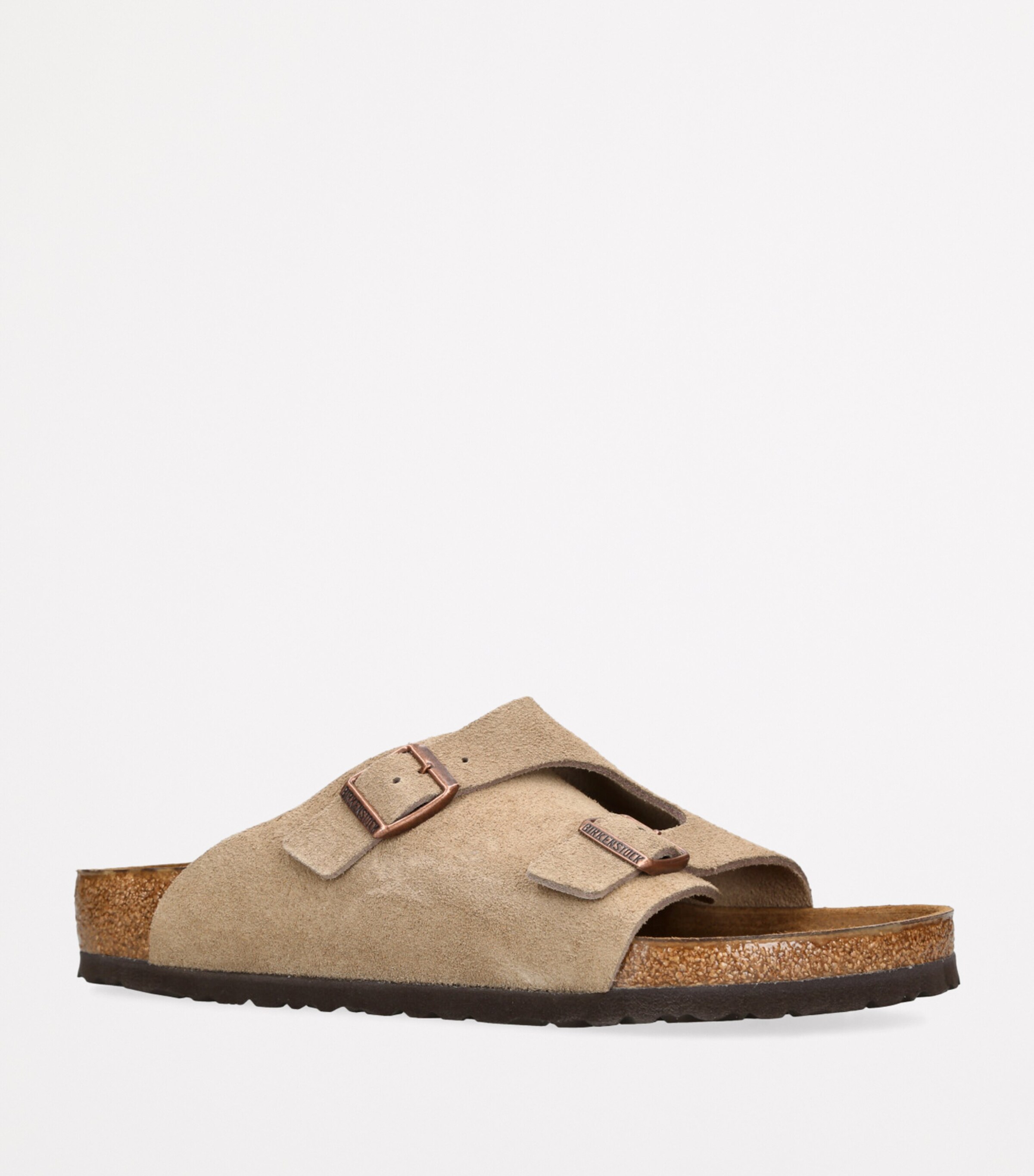 Birkenstock Suede Zürich Sandals Taupe Image 3
