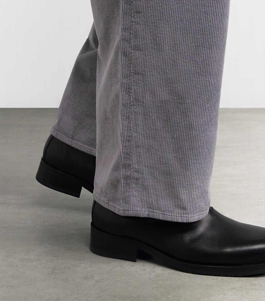 Cotton-Blend Corduroy rbBAGGY Trousers SLATE Image 6