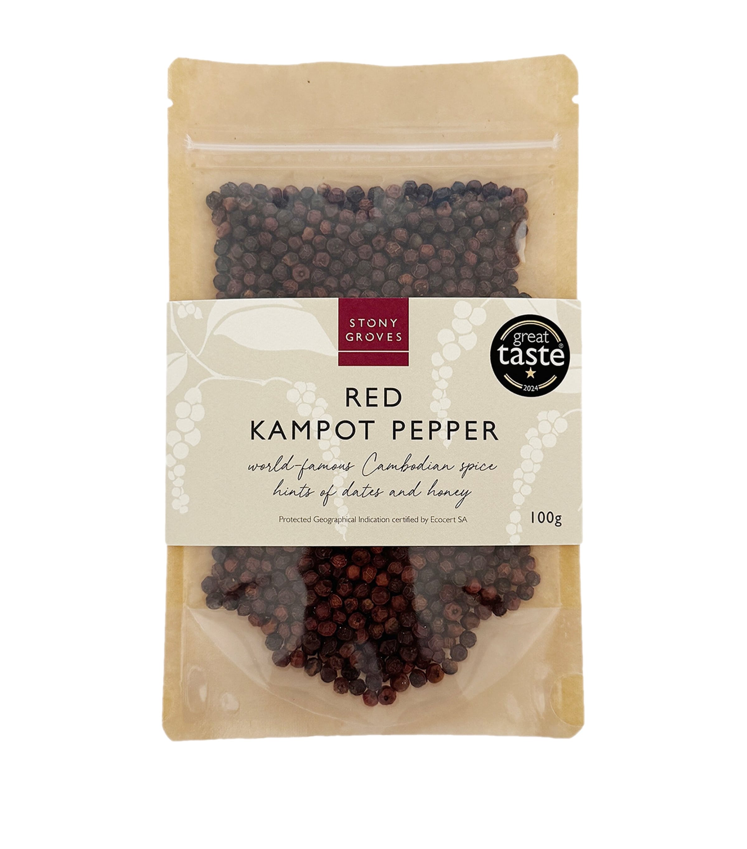 Stony Groves Red Kampot Pepper (100g) Image 1