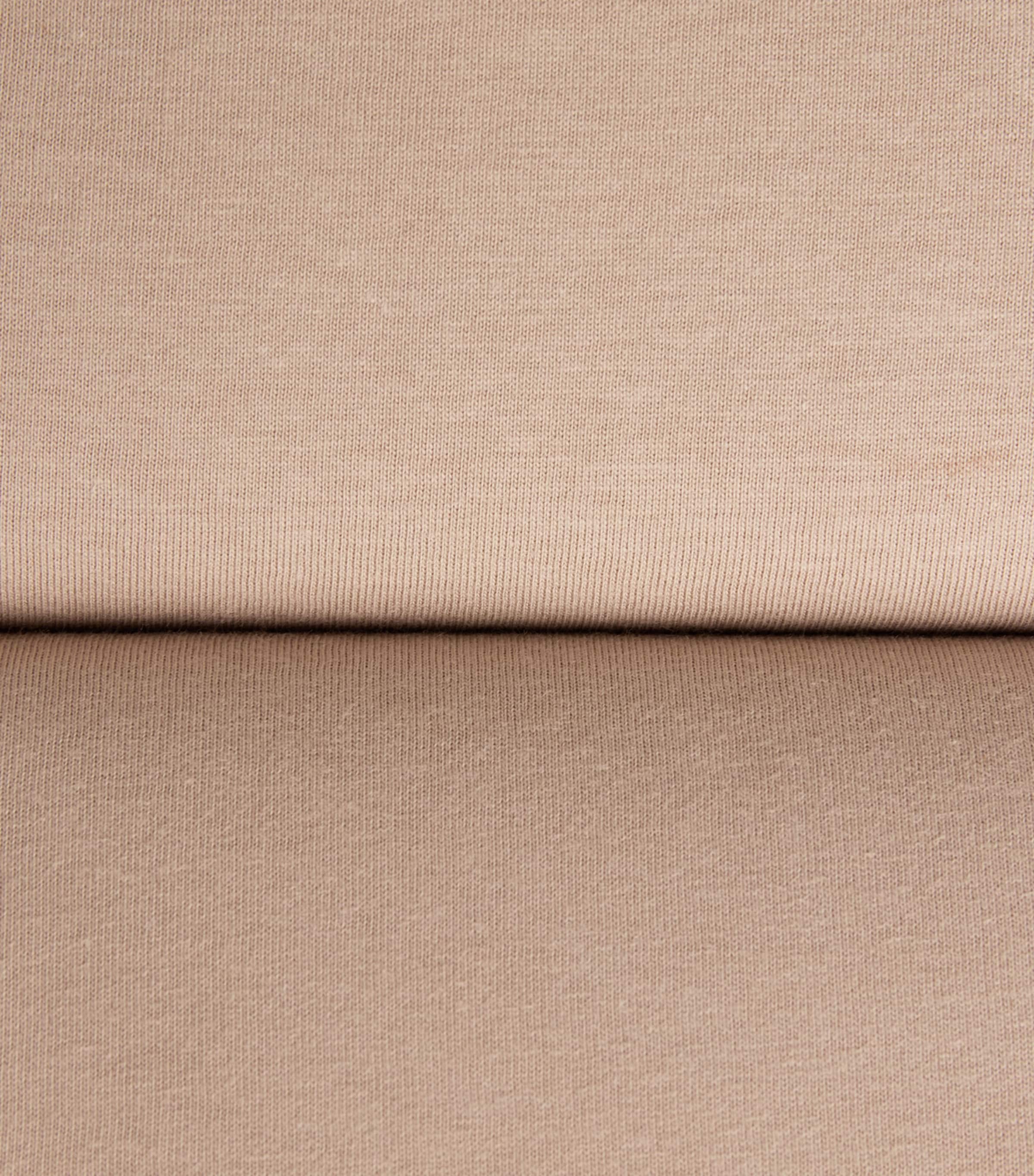 The Little Green Sheep Organic Cotton Moses Basket Fitted Sheets (Set of 2) Truffle Image 2