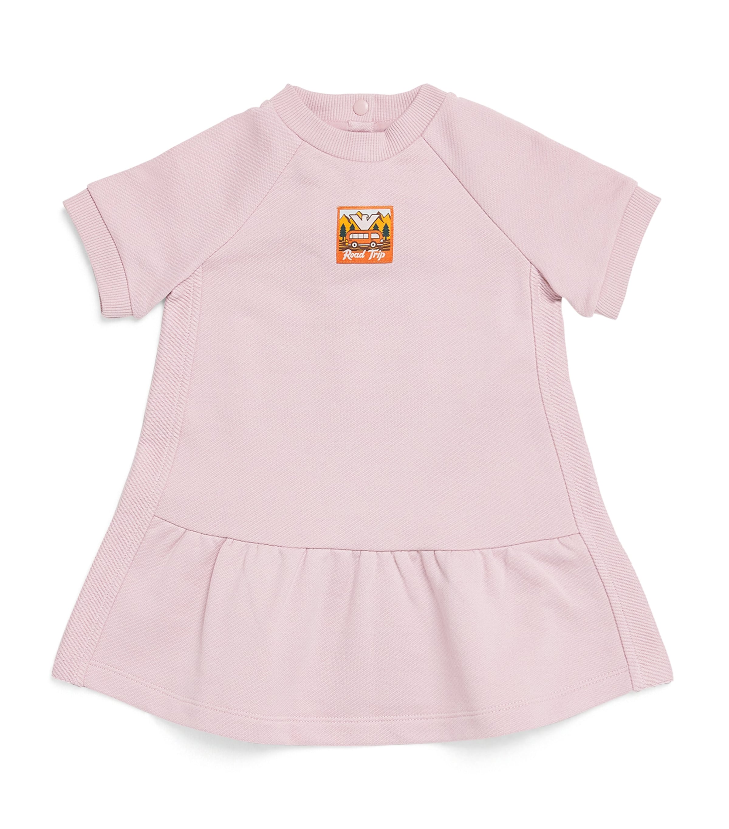 Emporio Armani Kids Cotton Graphic Mini Dress | Baby Clothing | Dresses | Designers | Emporio Armani