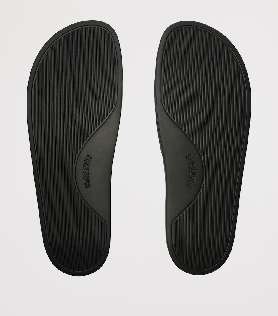 Burberry Check Slides Navy Ip Check Image 5