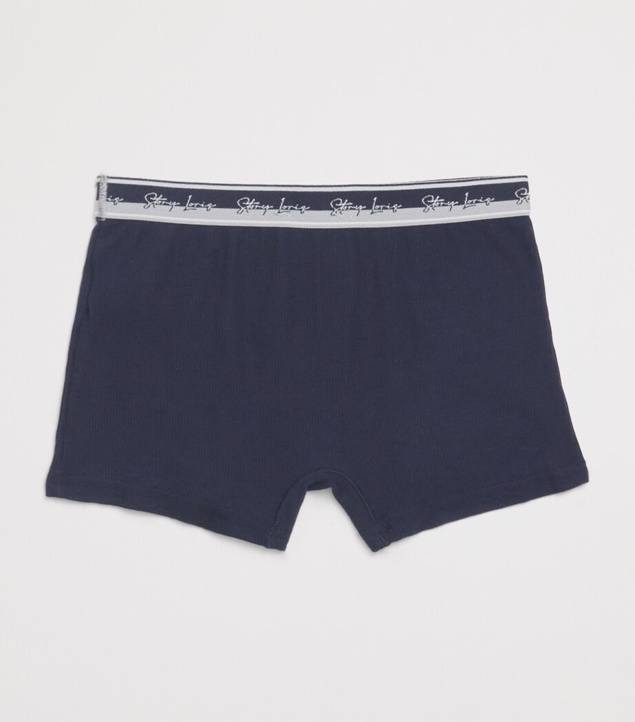 Story Loris Stetch-Cotton Boxer Shorts (4-12 Years) Image 1