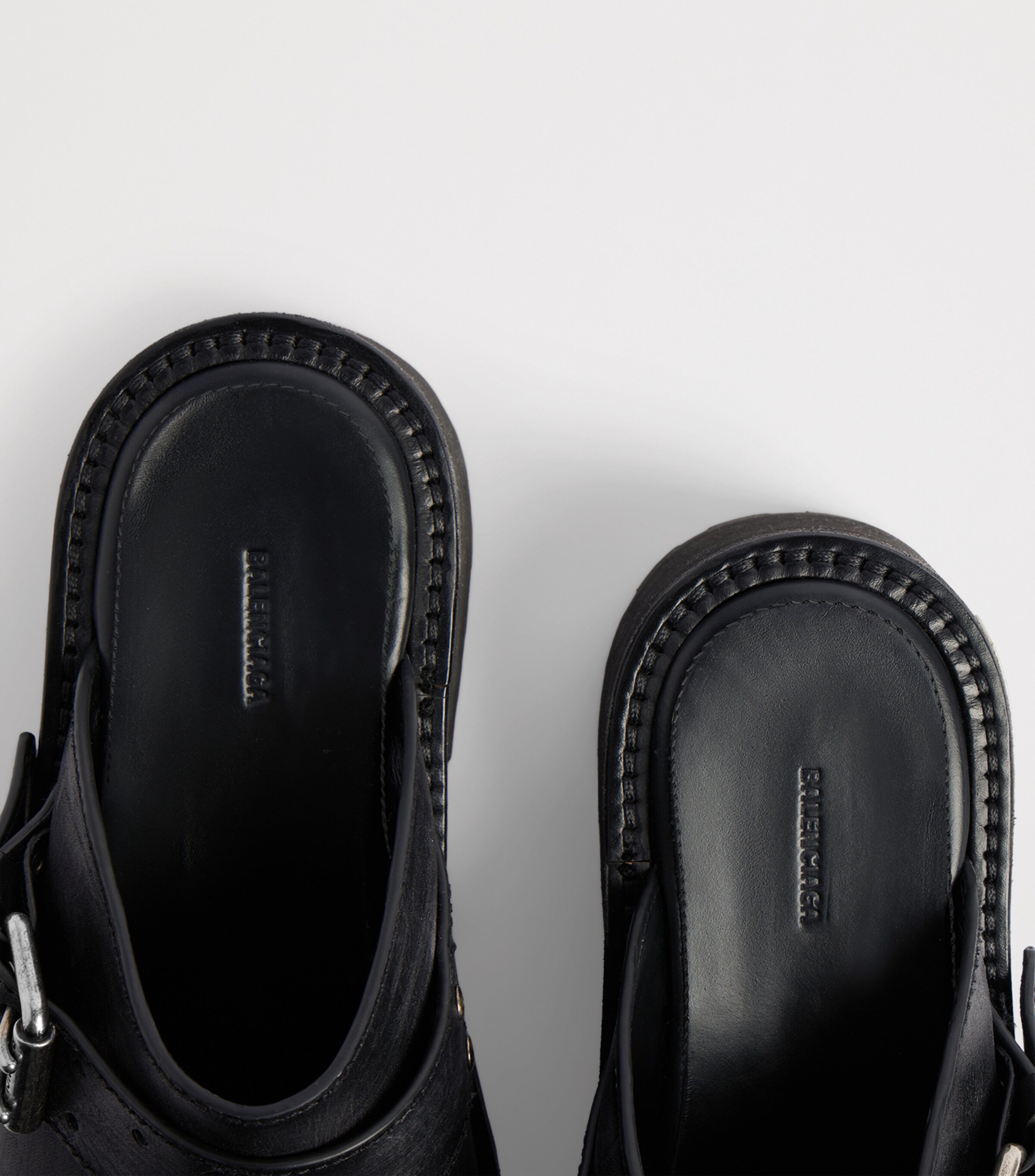 Balenciaga Calfskin Venom Mules Image 5