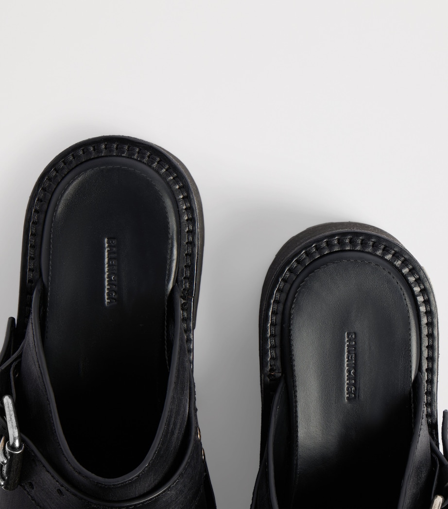 Balenciaga Calfskin Venom Mules Image 5