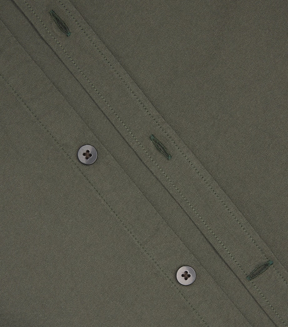 Cotton-Wool Classic Shirt DARK KHAKI Image 5