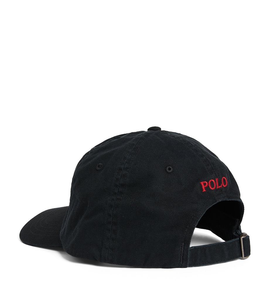 Cotton Logo Baseball Cap BLACK Image 2