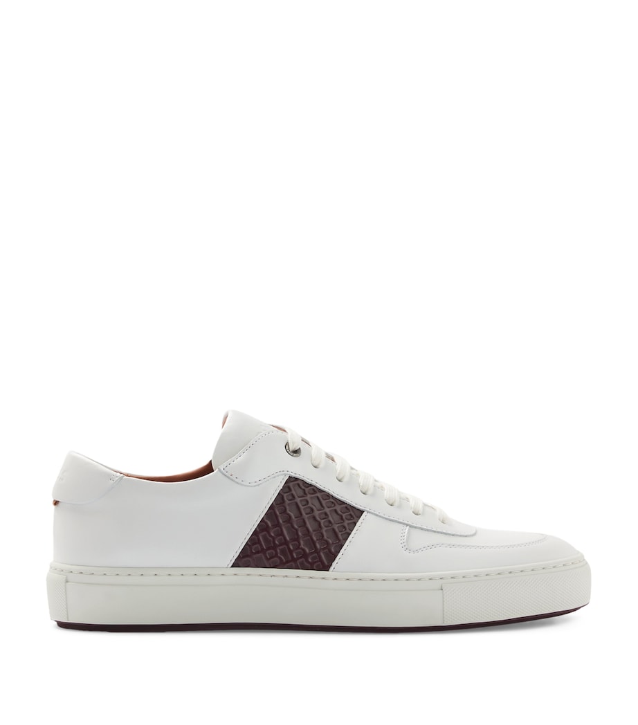 BOSS Leather Monogram Sneakers Image 1