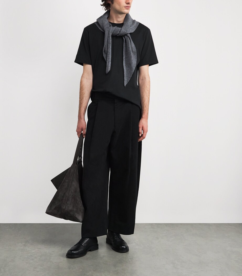 Cotton Bric T-Shirt BLACK Image 2