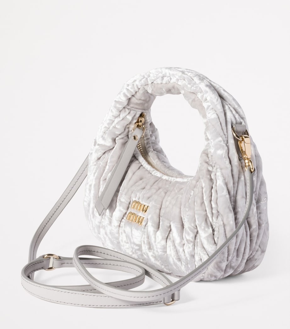 Mini Velvet Wander Top-Handle Bag F073X Image 2