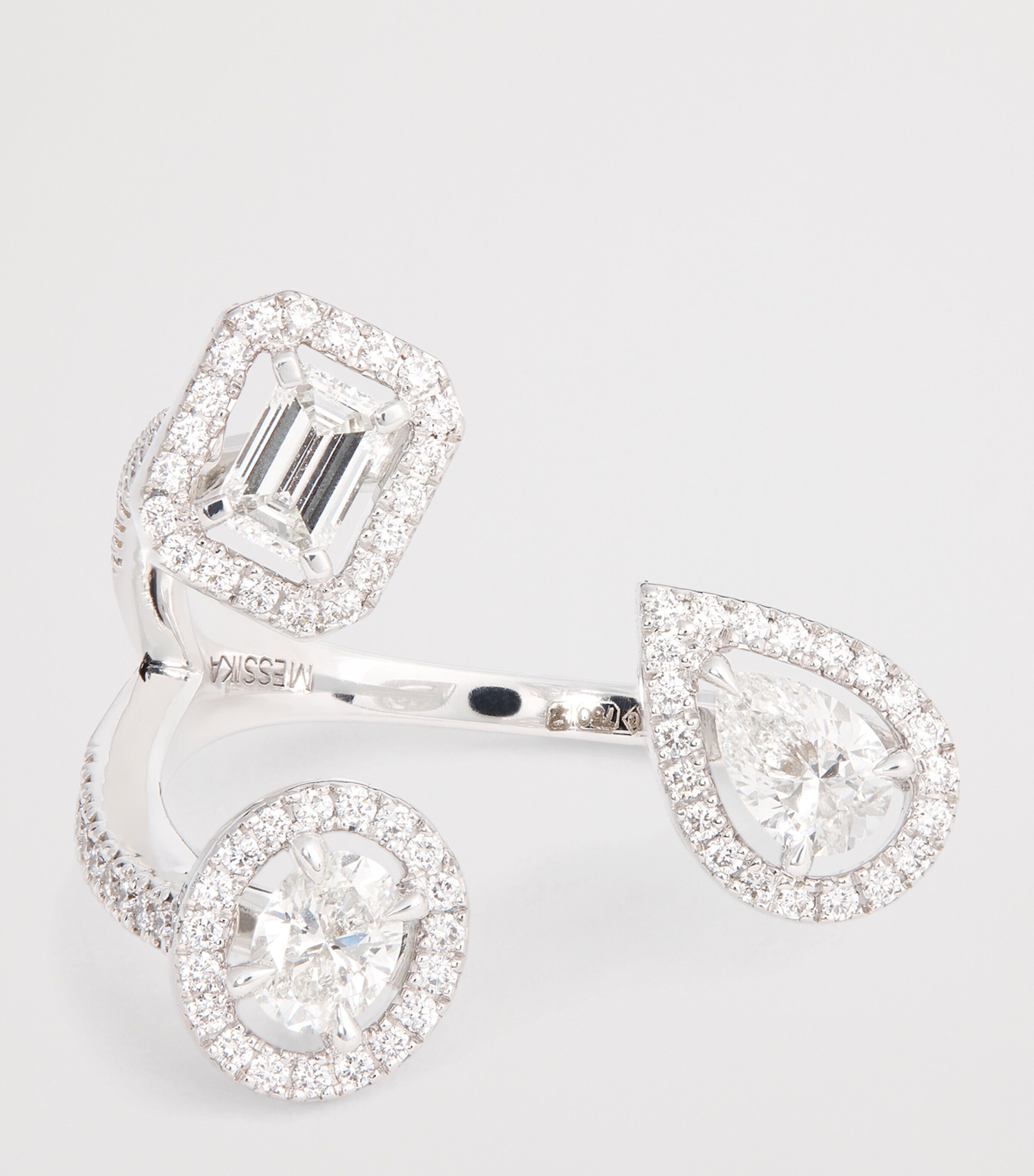 White Gold and Diamond My Twin Ring WHITE GOLD Image 4