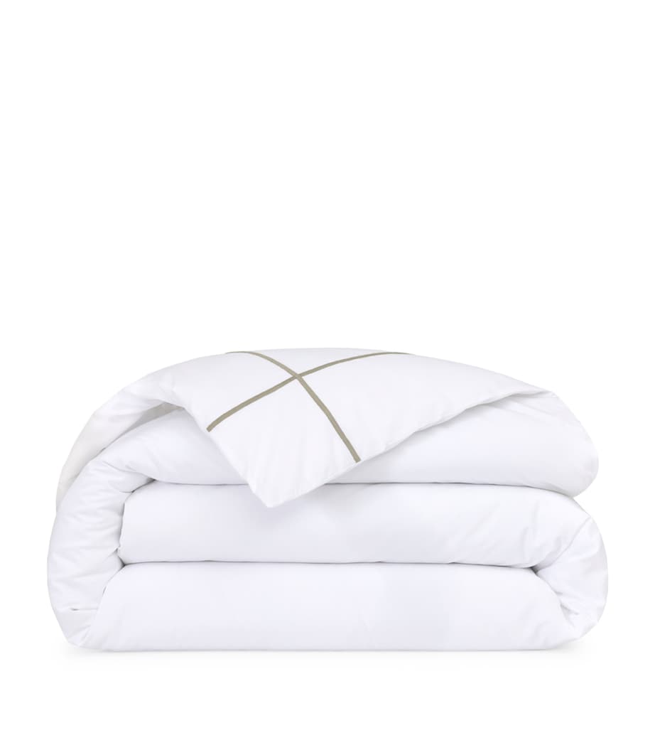 Yves Delorme Athena Super King Duvet Cover (260cm x 220cm) Kaki Image 1