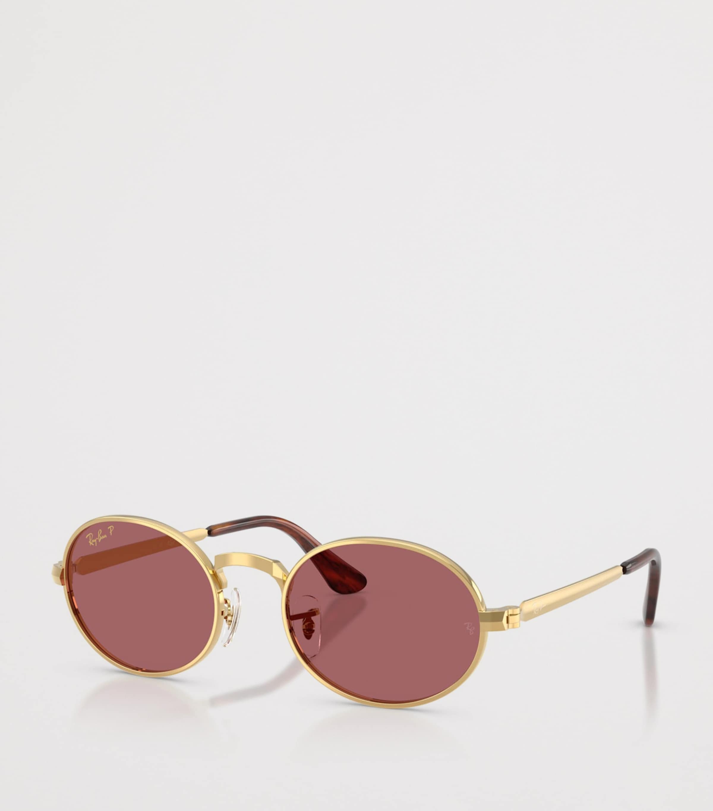 Ray-Ban By A$AP Rocky Oval Sunglasses Gold Image 2