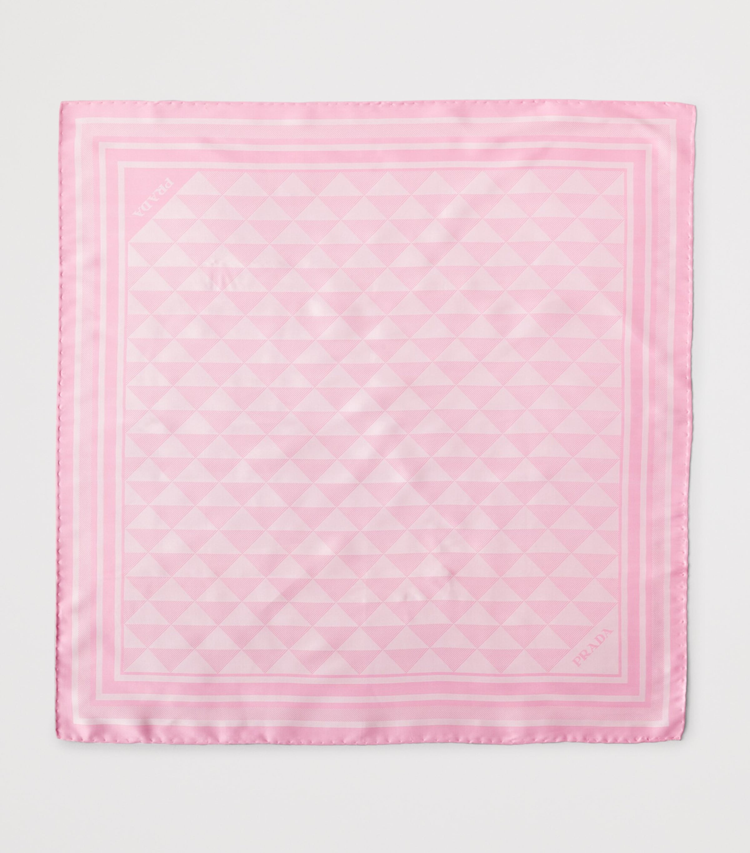Prada Silk Triangle Scarf Image 3