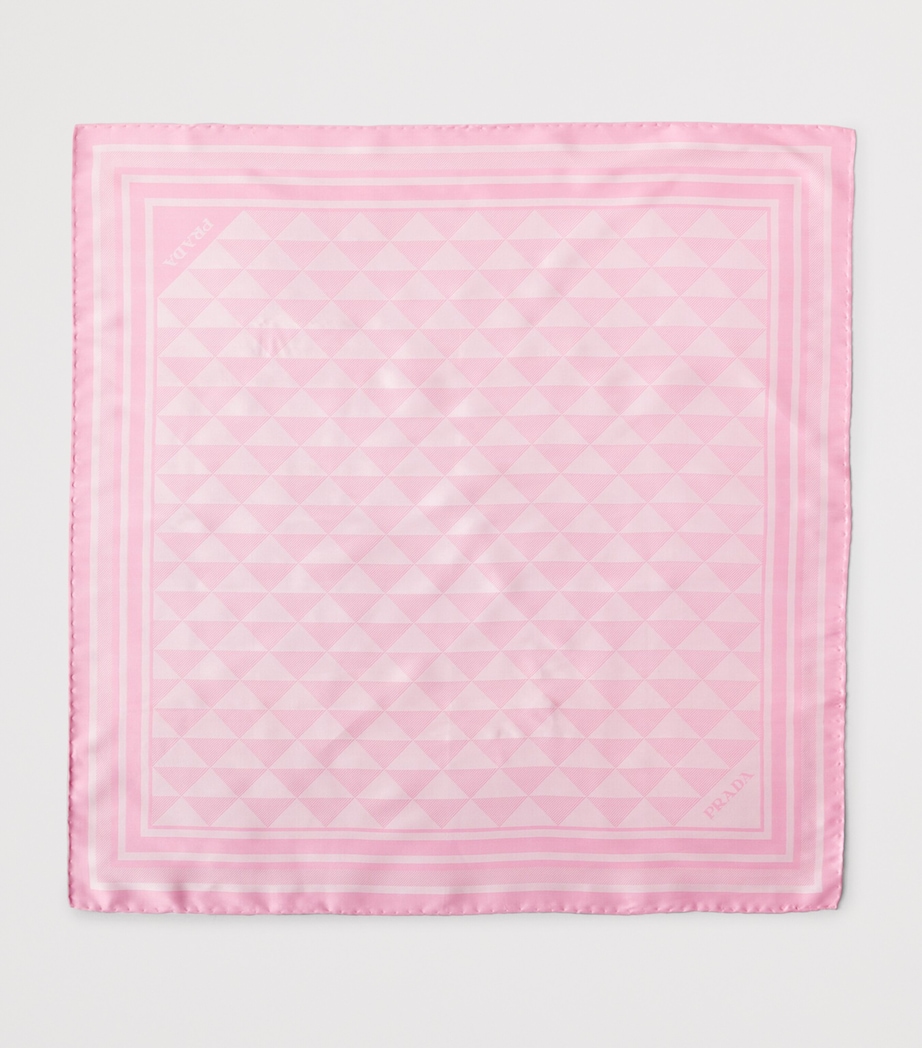 Prada Silk Triangle Scarf Image 3