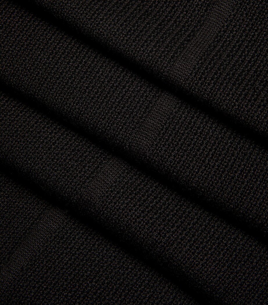 Rag & Bone Mens Mesh Harvey Polo Shirt Blk Image 5