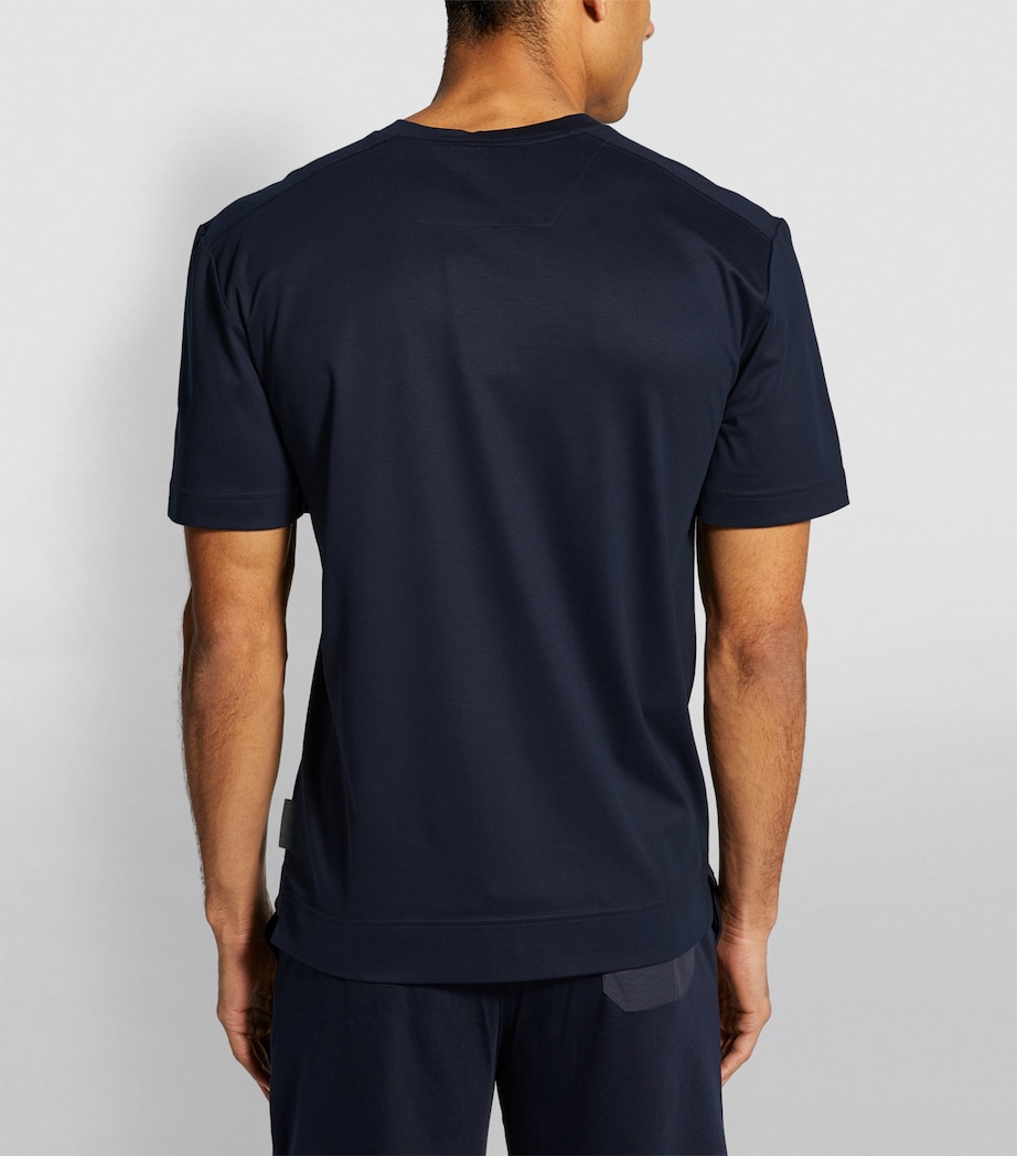 Zimmerli Mens Modern Lounge T-Shirt Midnight Image 6