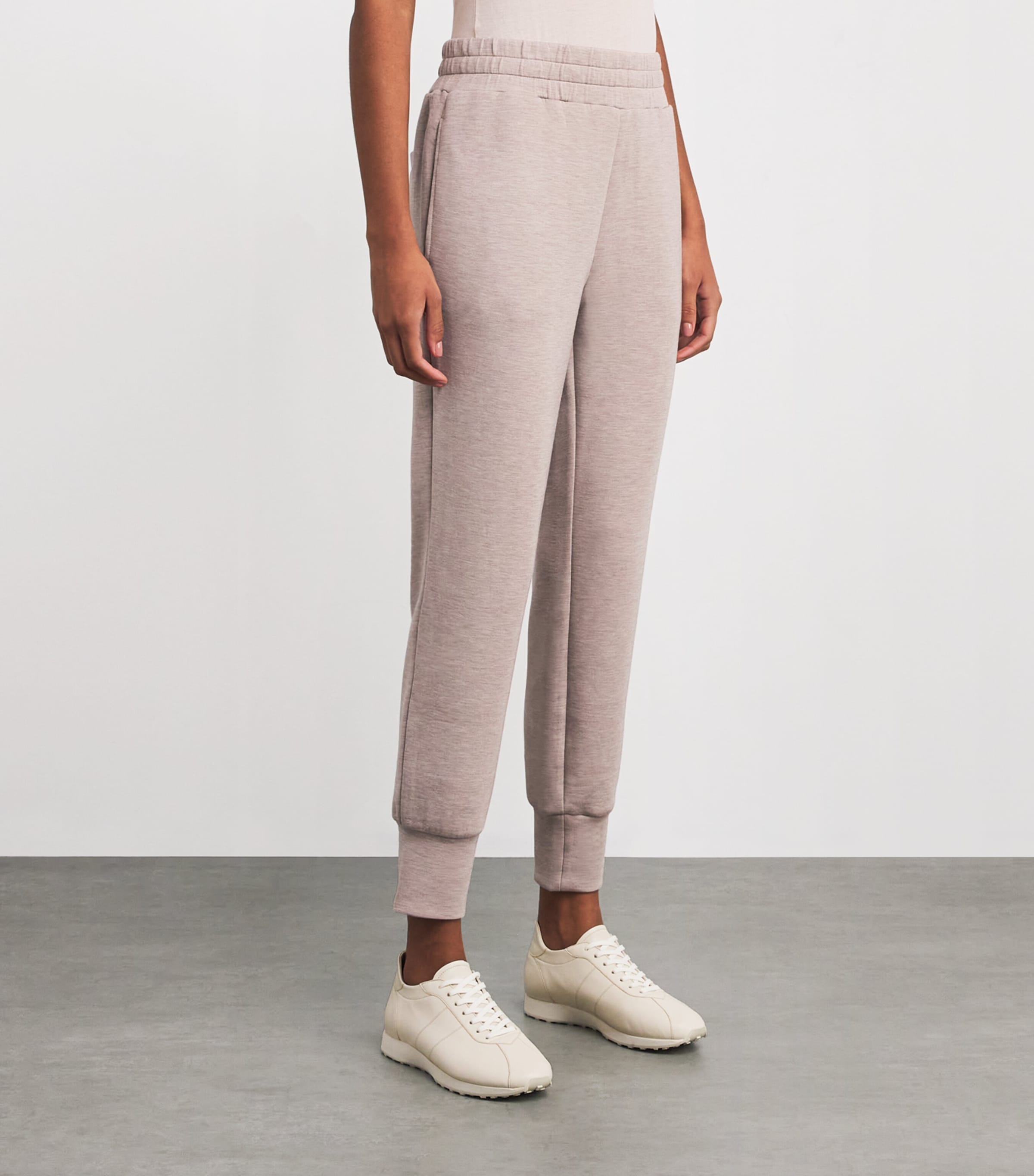 The Slim Cuff Sweatpants TAUPE MARL Image 3