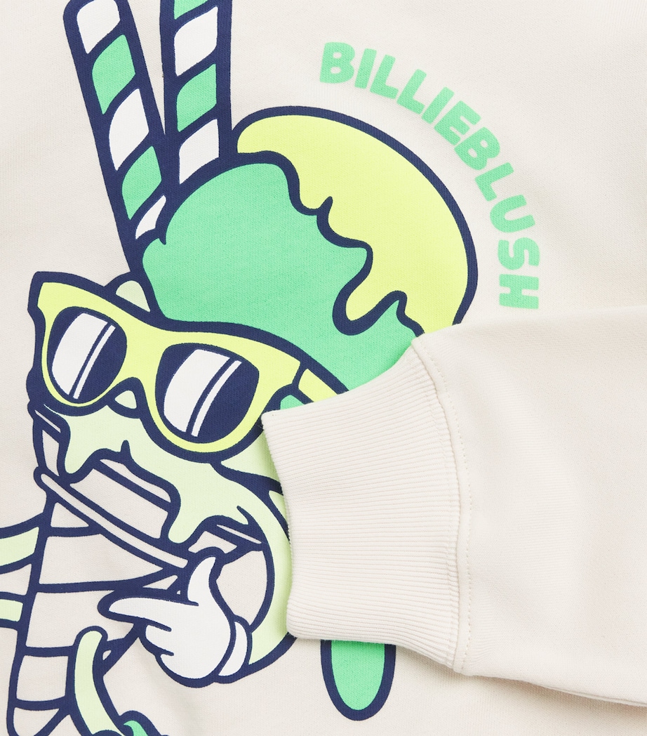 Billieblush Cotton Graphic Hoodie (4-10 Years) Image 3