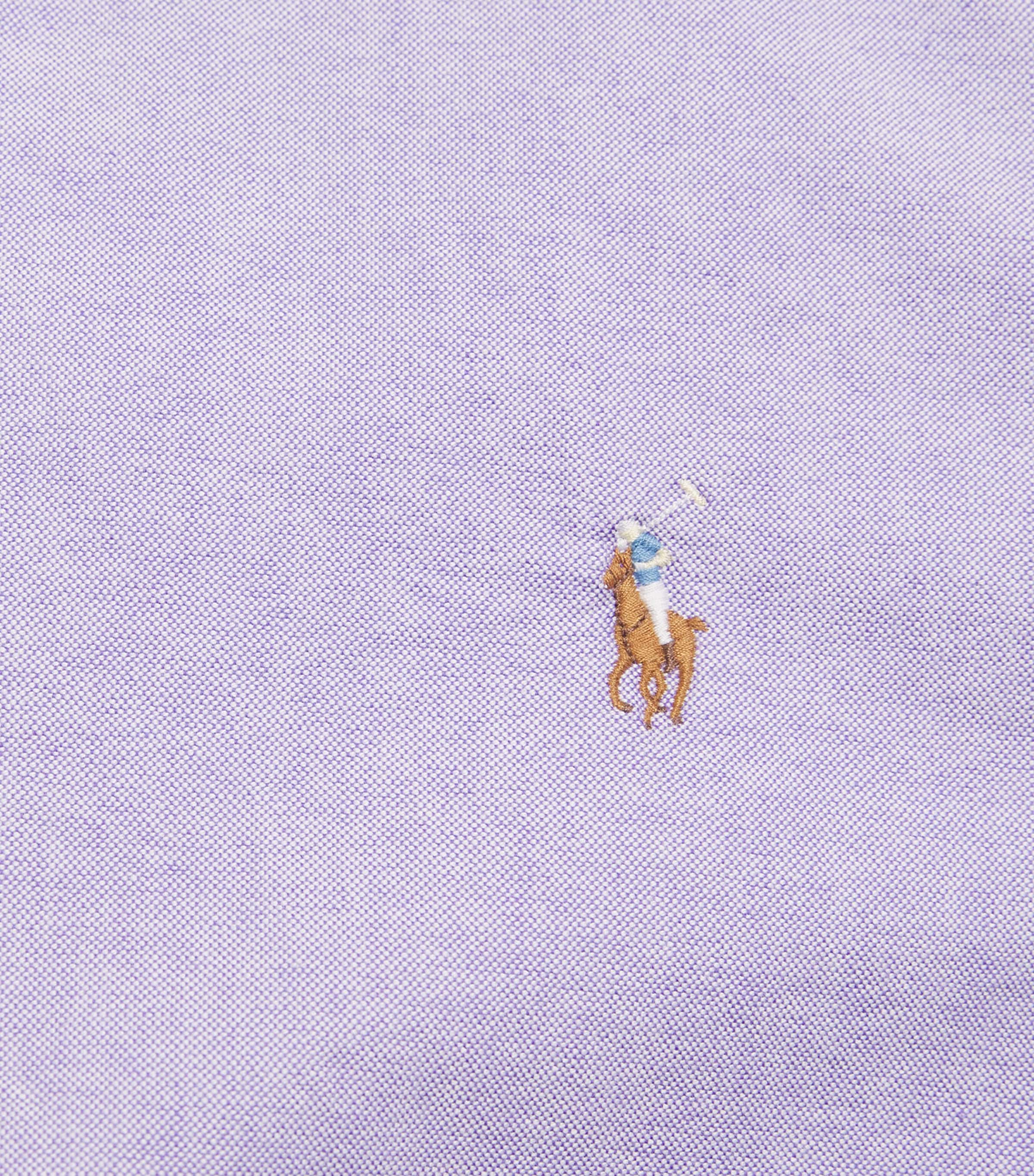 Polo Ralph Lauren Mens Cotton Custom Fit Oxford Shirt Thistle Image 6