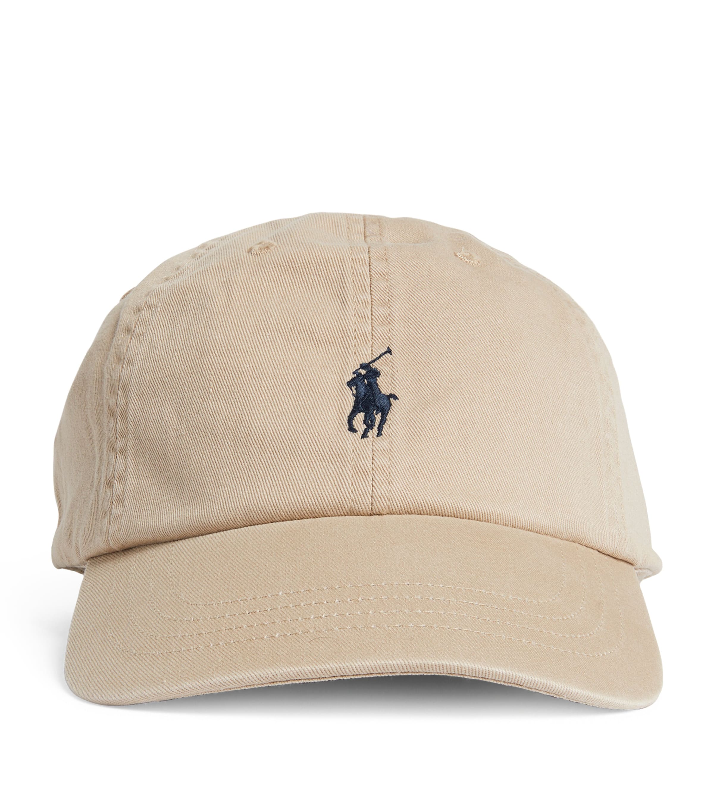 Polo Ralph Lauren Beige Cotton Hat With Logo In Beige