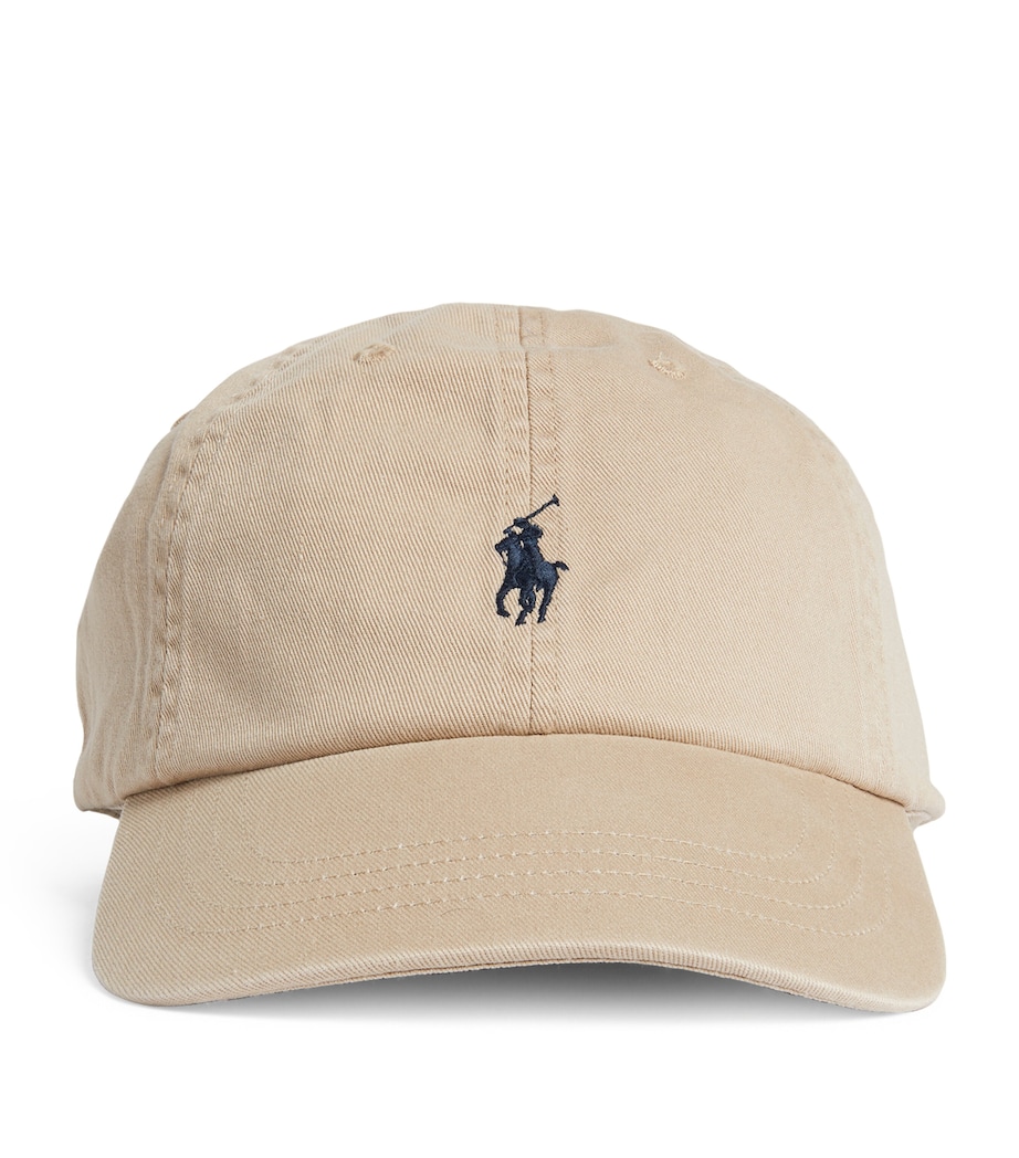 Polo Pony Baseball Cap NUBUCK/RELAY BLUE Image 1