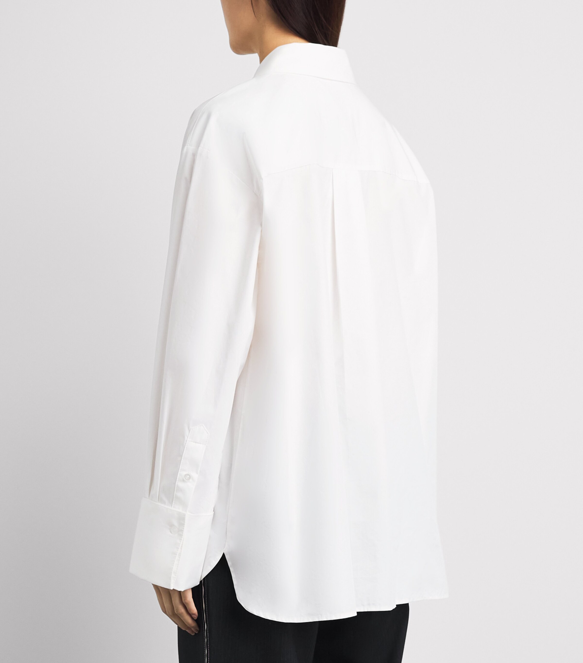 Herskind Womens Cotton Inga Oversized Shirt White Image 5