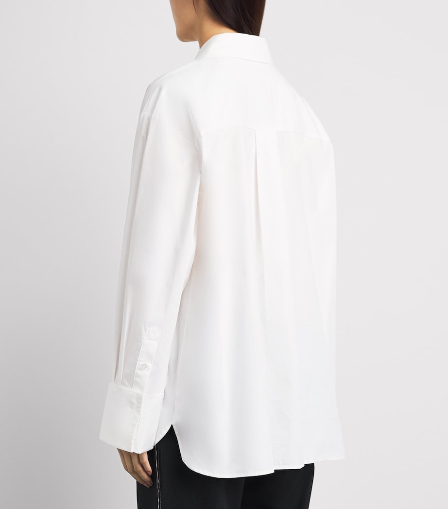 Herskind Womens Cotton Inga Oversized Shirt White Image 5