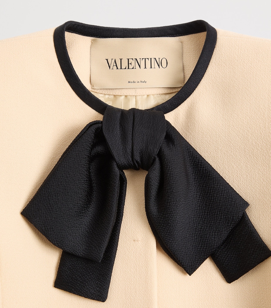 Wool Bow-Tie Jacket R8E Image 8