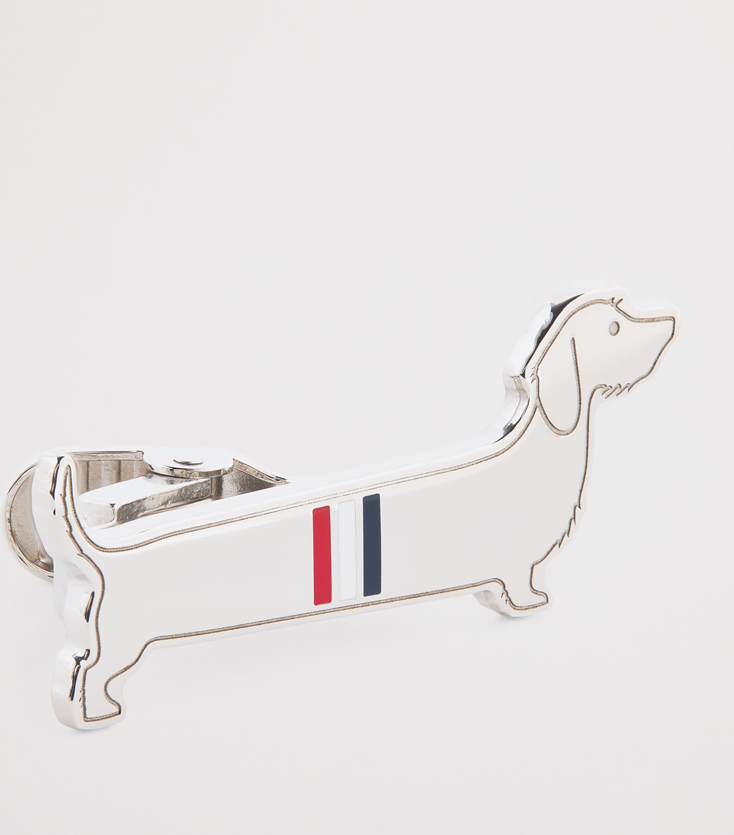 Thom Browne Sterling Silver Limousine Tie Bar Silver Image 5
