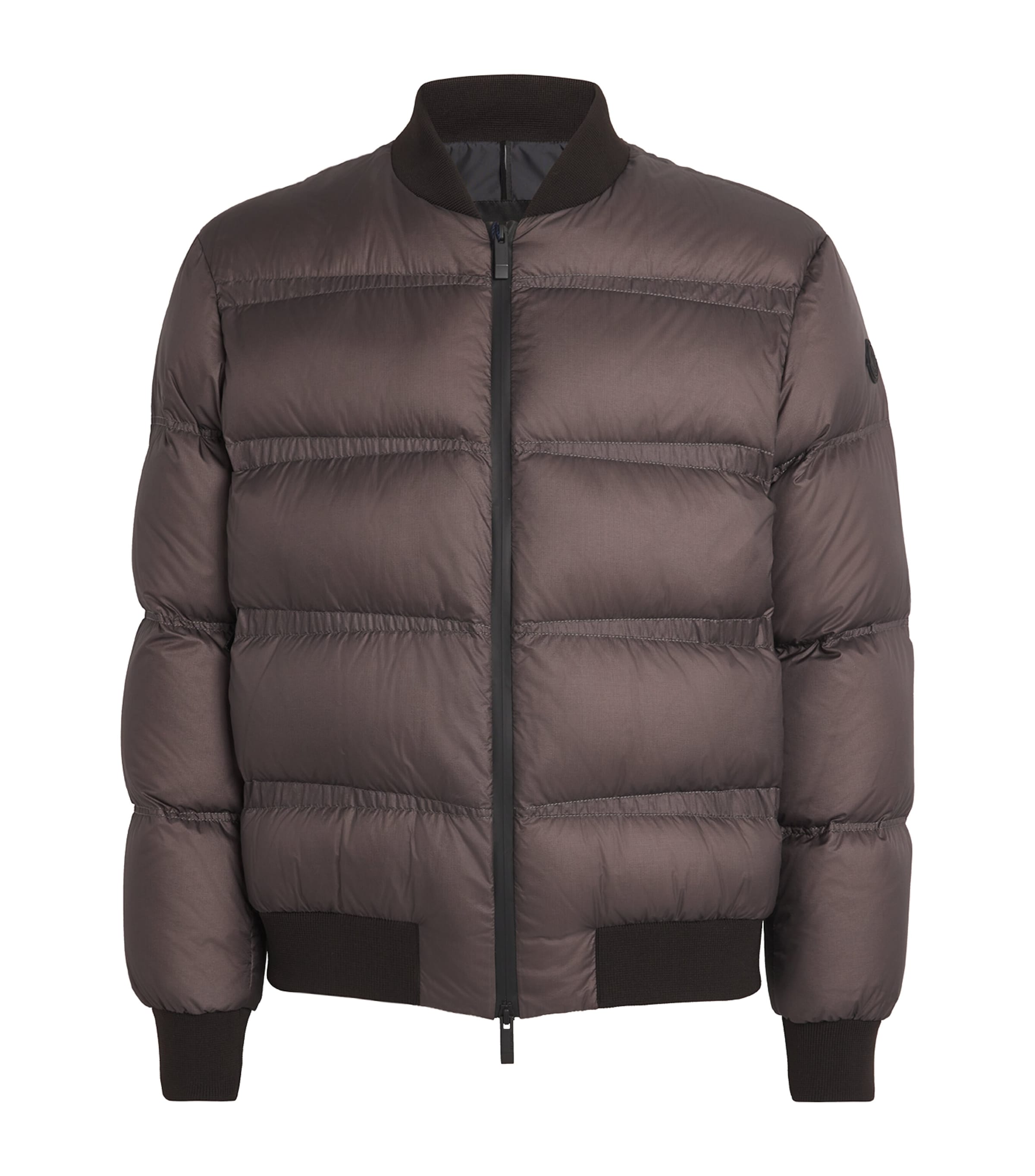 Shop Moncler Vioz Puffer Jacket In Brown