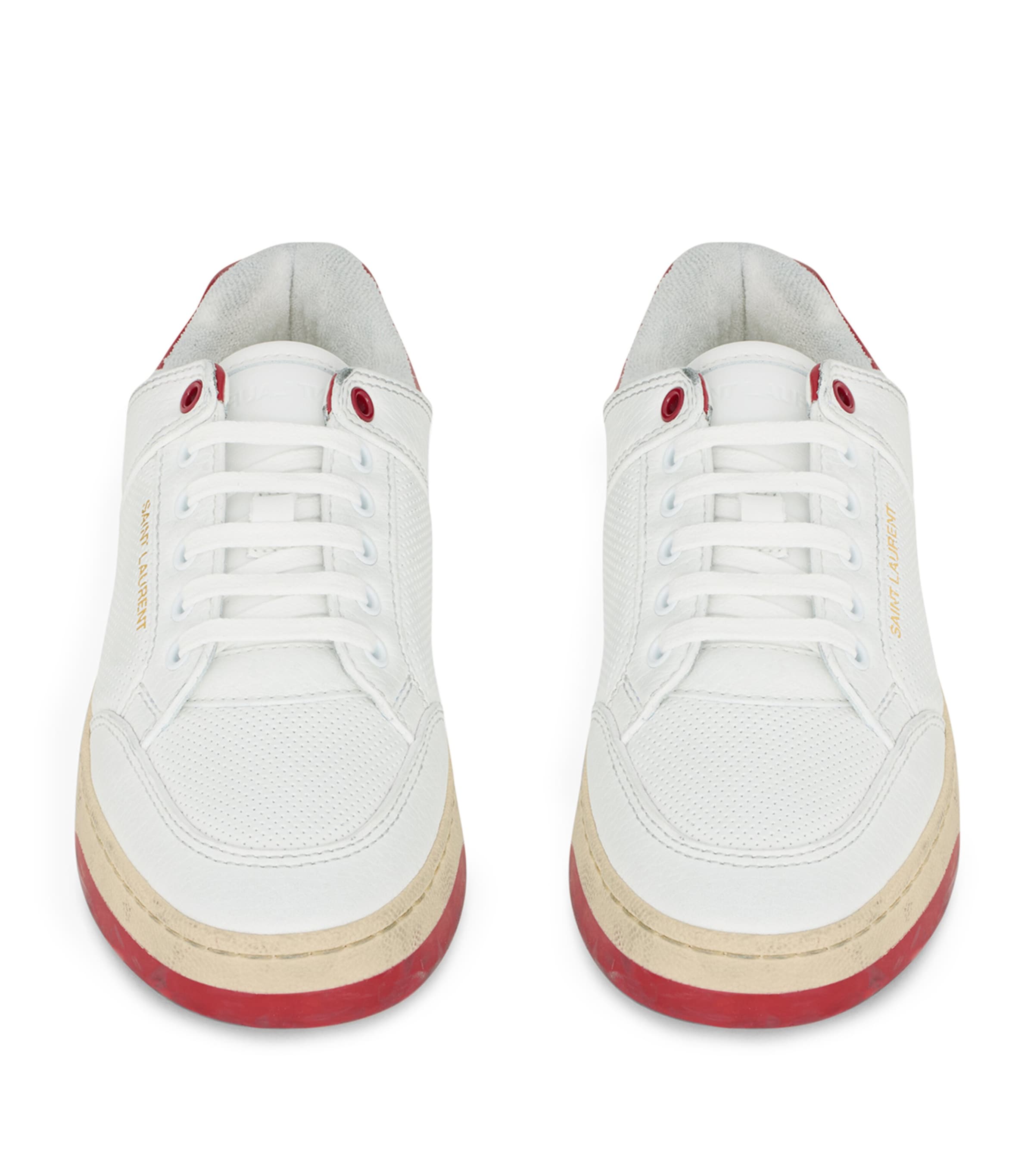 【SALE】SL/61 スニーカー（スムースレザー） Saint Laurent Leather SL/61 Sneakers | Harrods US