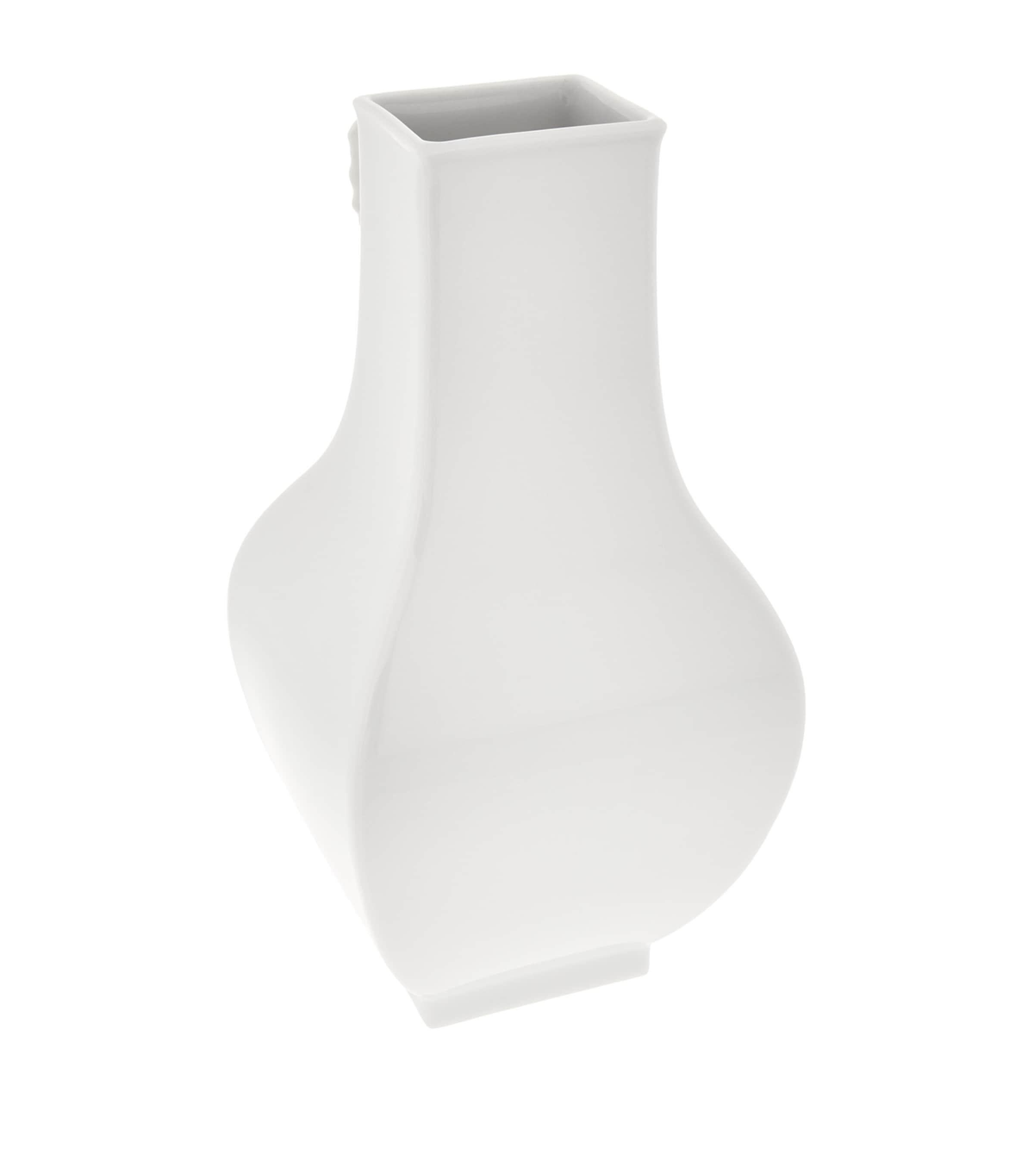 Large Porcelain Butterfly Vase (25cm) NO COLOUR Image 2