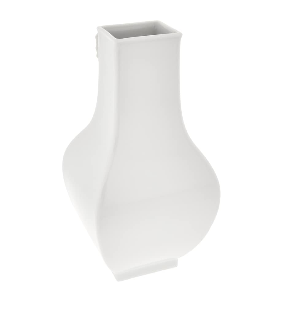 Large Porcelain Butterfly Vase (25cm) NO COLOUR Image 2