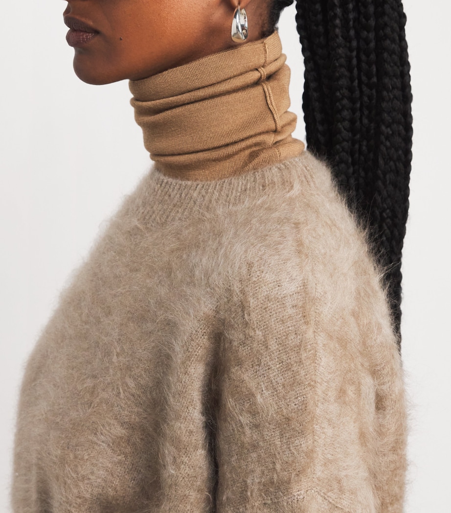 Cashmere Brushed Sweater BEIGE Image 6
