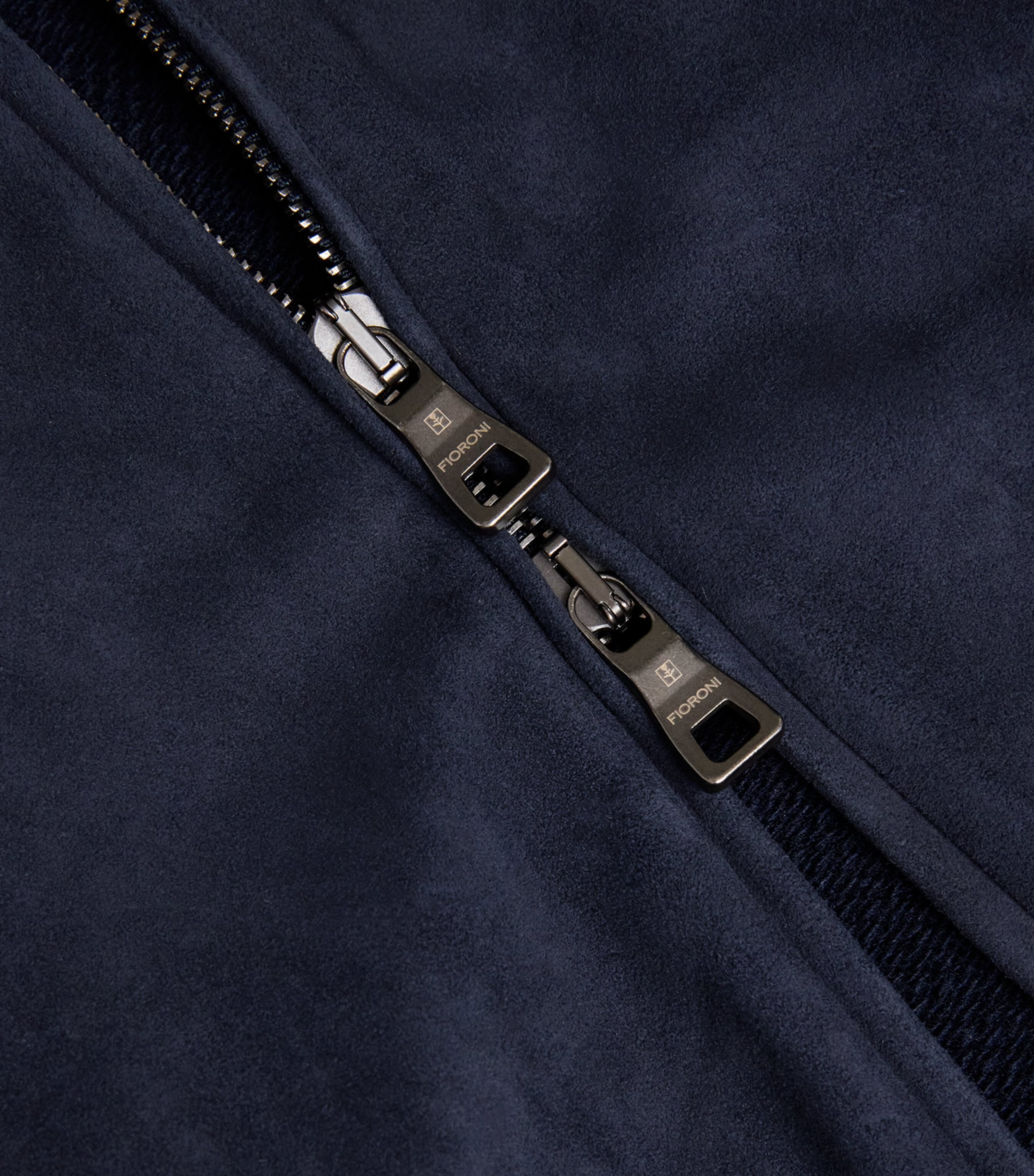 Fioroni Cashmere Mens Virgin Wool-Suede Hybrid Jacket Image 6