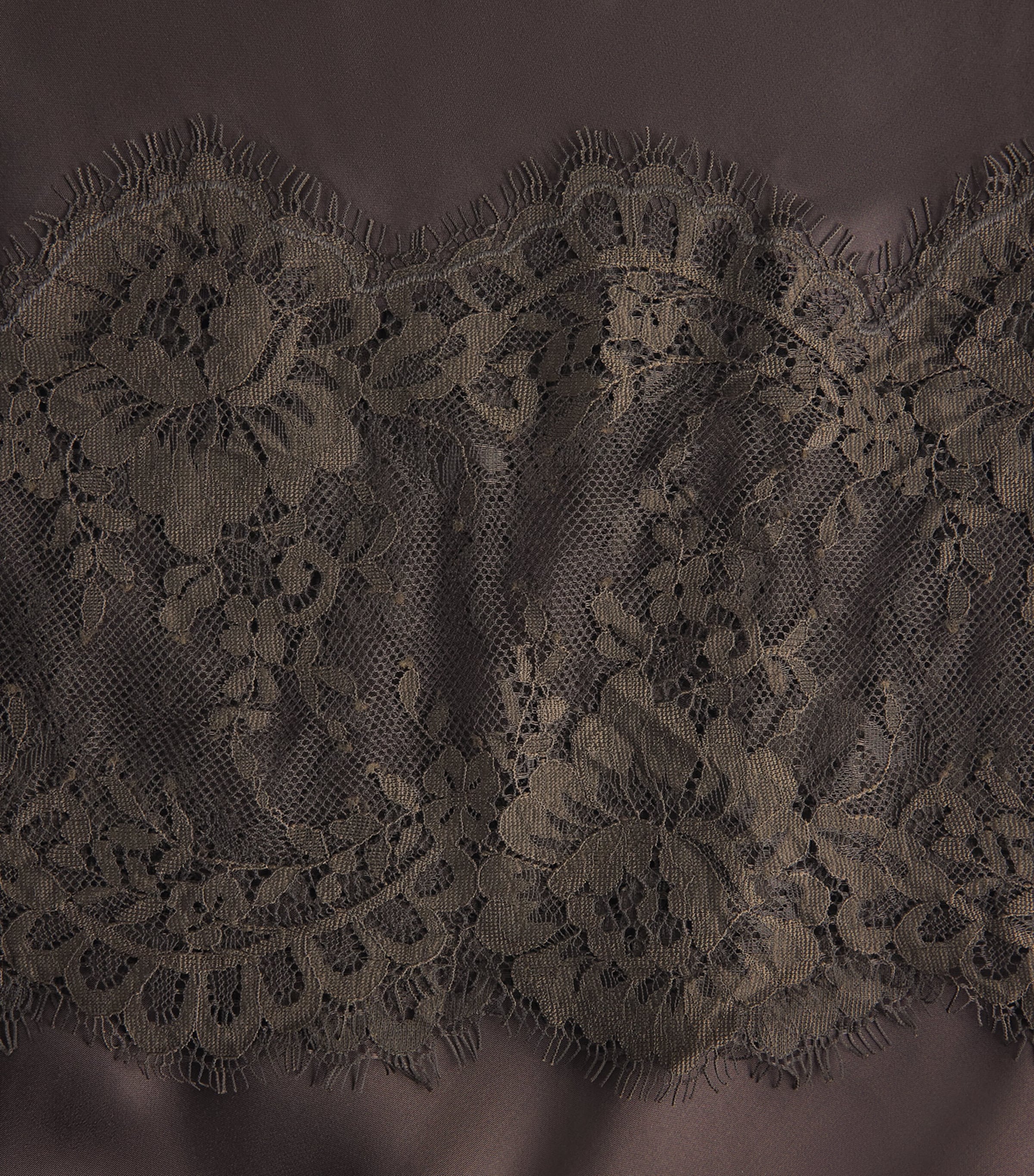 Herskind Brown Lace-Trim Herbert Midi Skirt | Harrods US