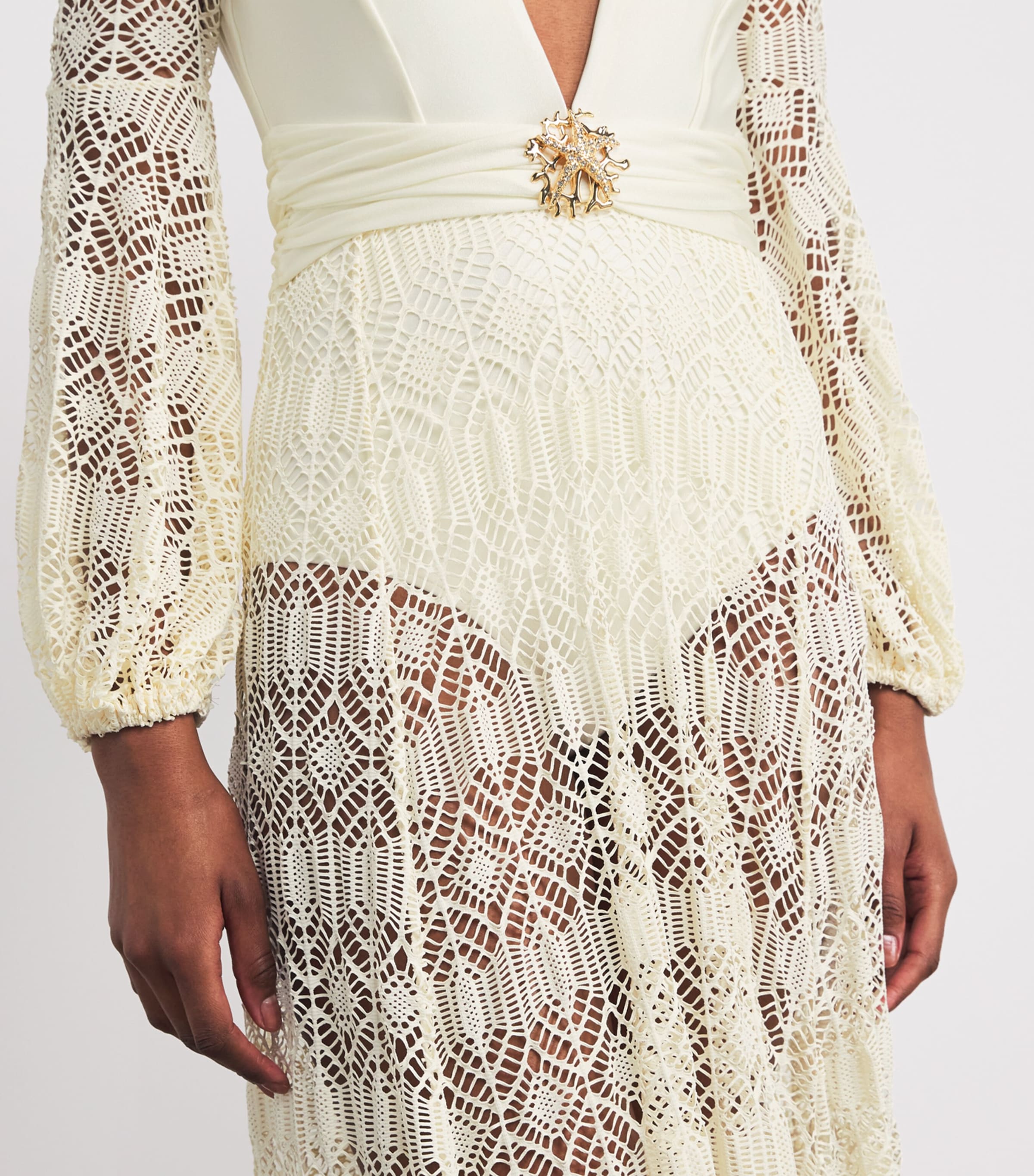 ワンピース PATBO Long dress with embroidered courset and fringes Oro Copyof1200x1500-webcrop_1.jpg?
