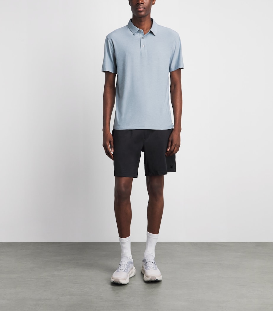 VUORI Mens Strato Tech Polo Shirt Rdh Raindrop He Image 2