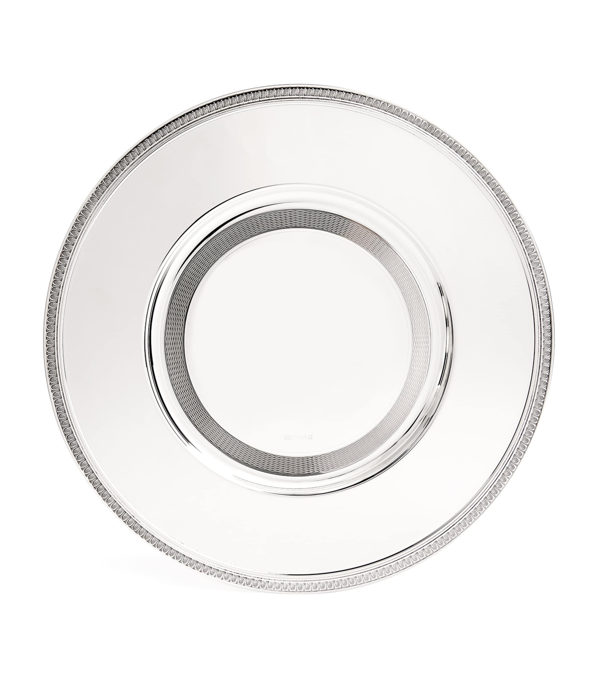 Christofle Silver-plated Malmaison Underplate In Silver