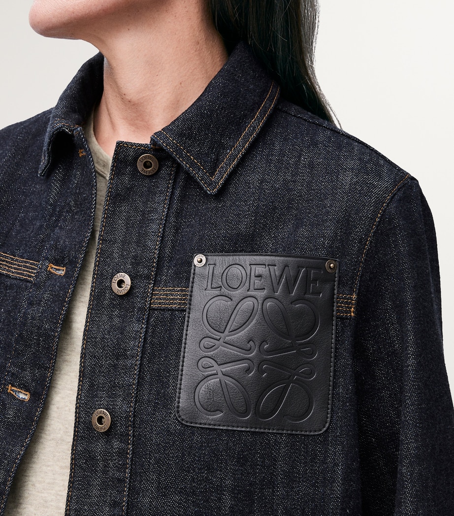 Denim Workwear Jacket INDIGO BLUE Image 5