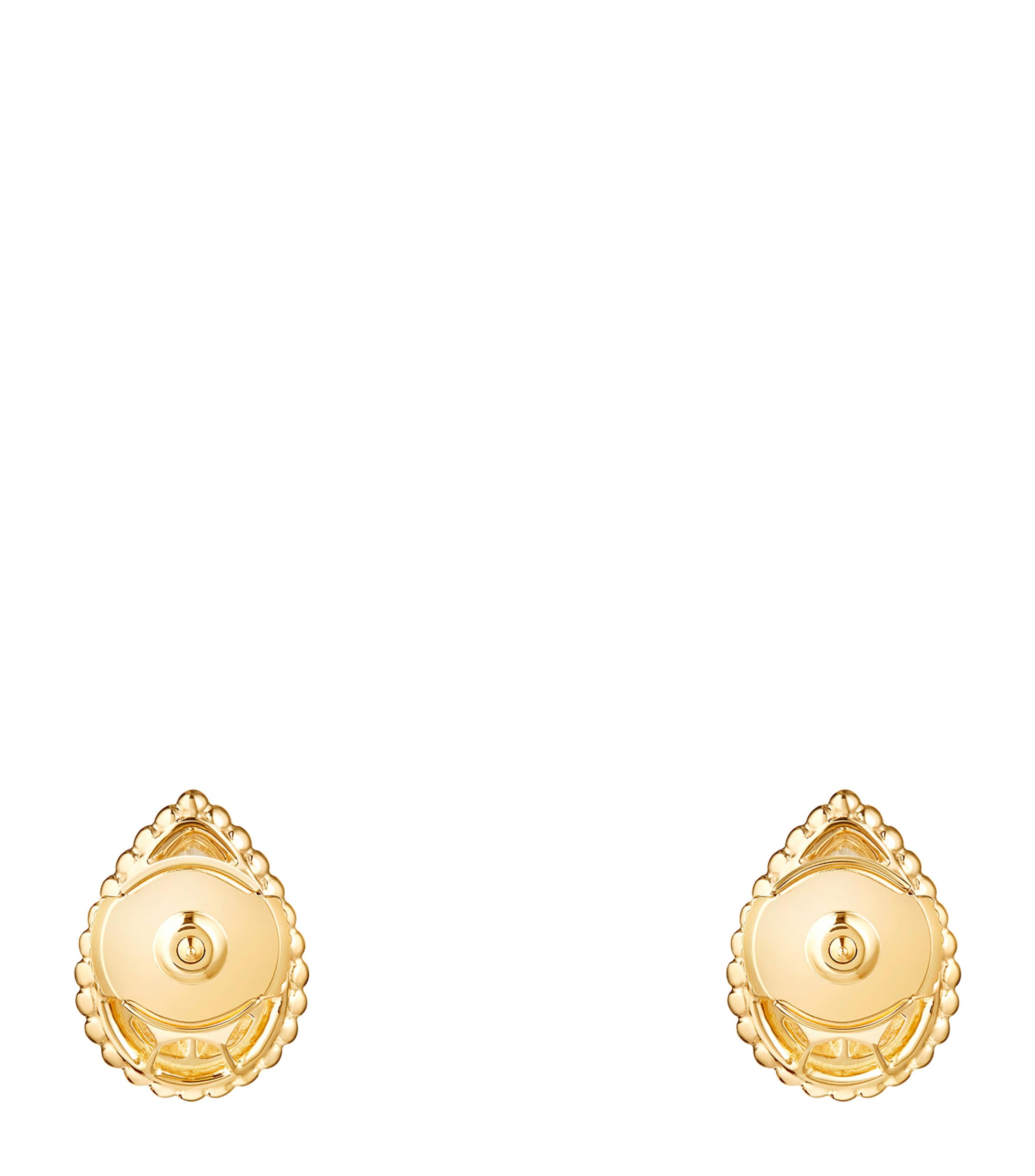 Yellow Gold and Diamond Serpent Bohème Stud Earrings YELLOW GOLD Image 3