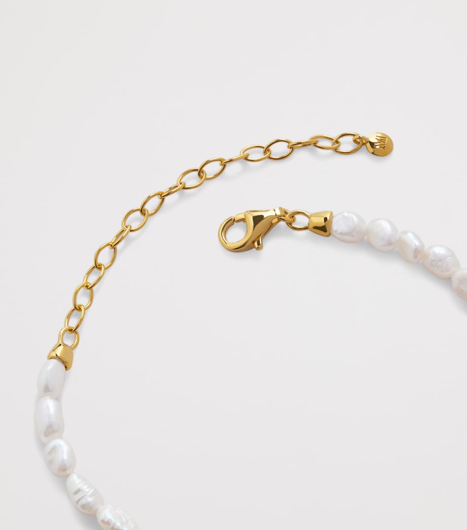 Gold Vermeil and Keshi Pearl Capri Bracelet 18K GOLD VERMEIL Image 3