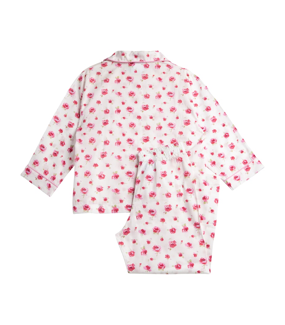 Cotton Rosa Print Pyjamas (1-5 Years) PINK ROSE Image 2