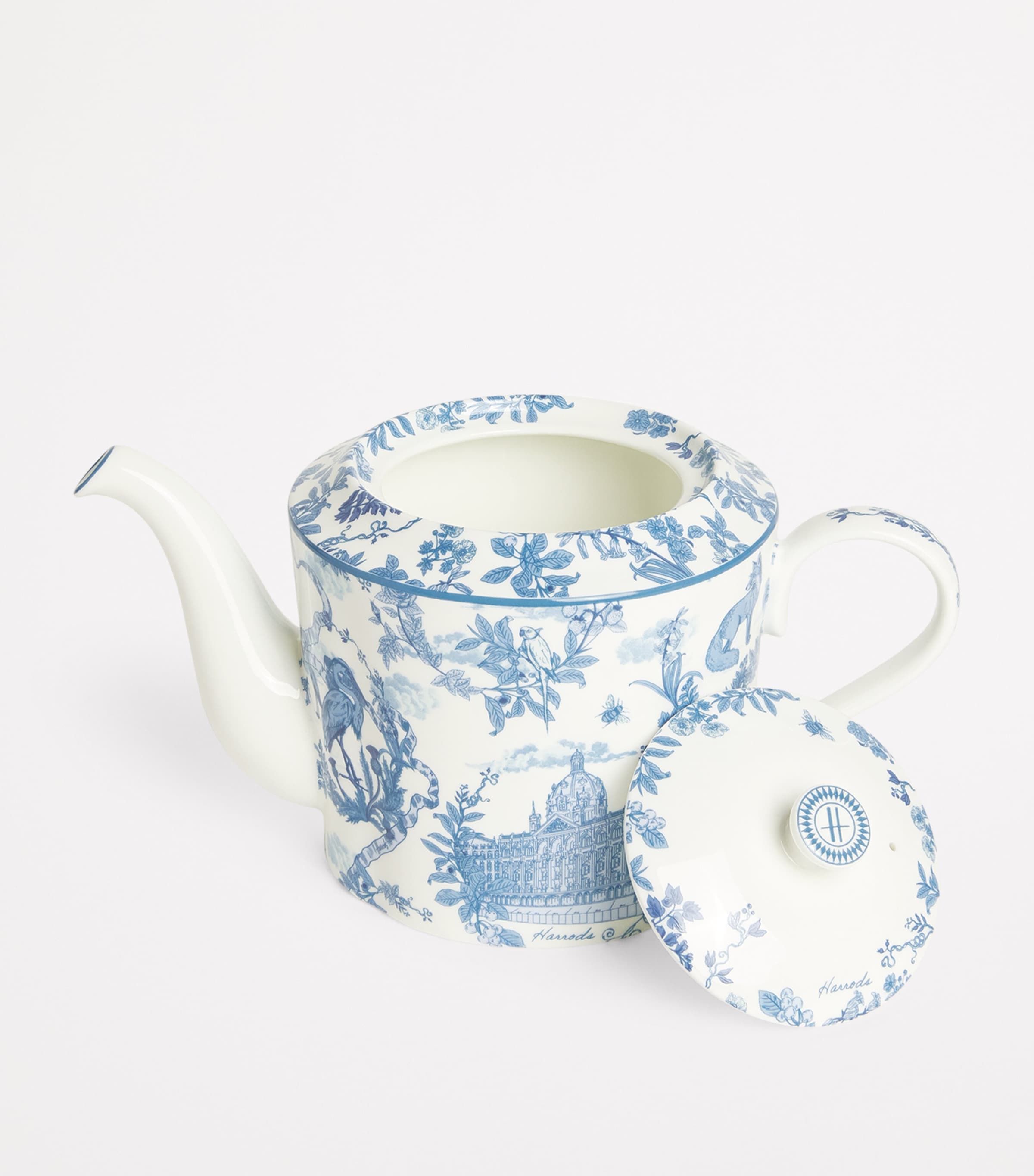 Harrods Bone China Toile Teapot (16cm) | Designers | Harrods | Dining | Tableware | Teapots Harrods Bone China Toile Teapot (16cm) | Designers | Harrods | Dining | Tableware | Teapots