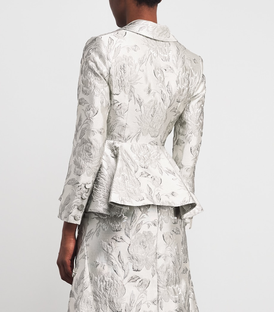 Jacquard Gill Blazer SILVER Image 4