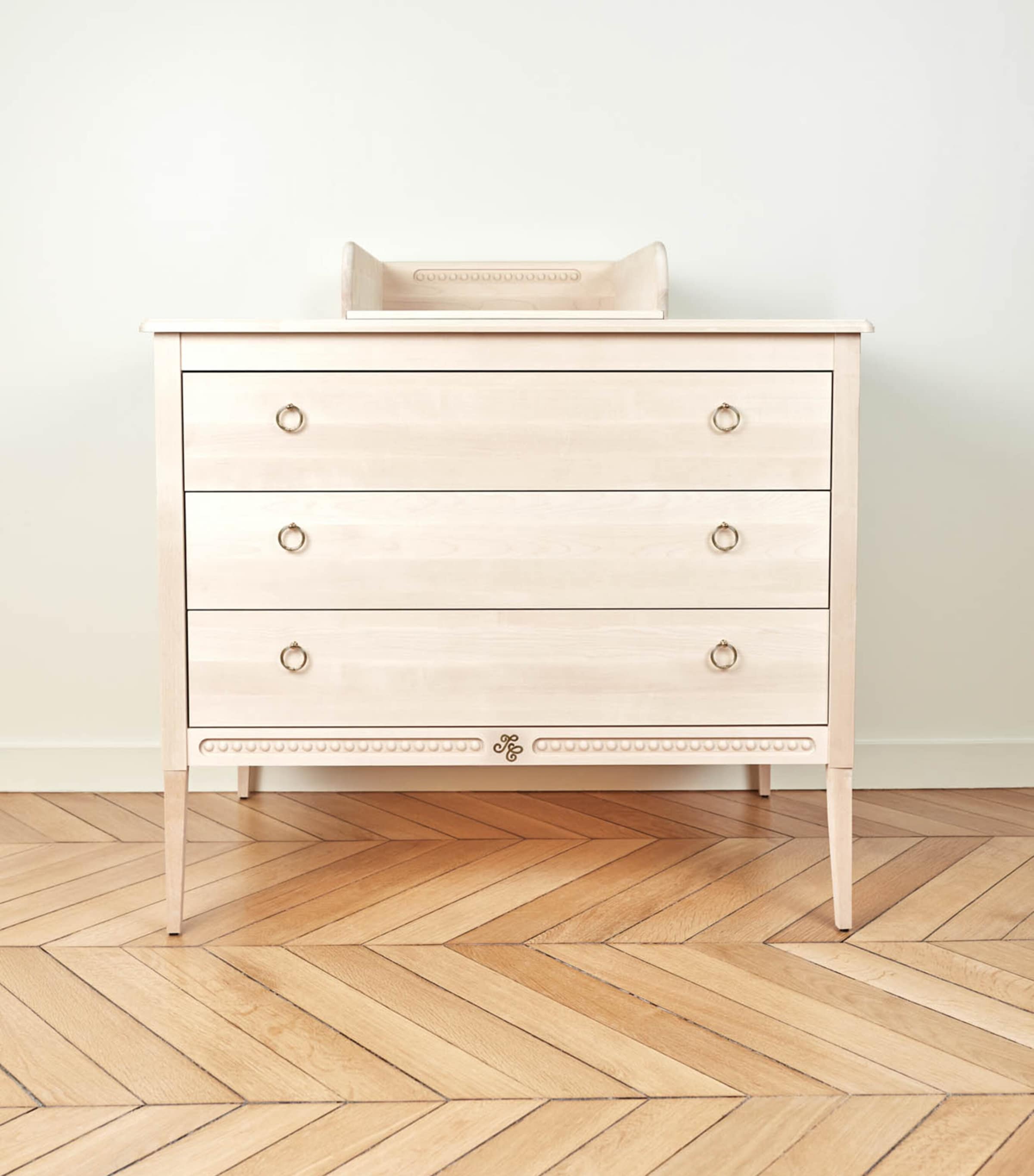 Tartine Et Chocolat Wooden Changing Table In Beige