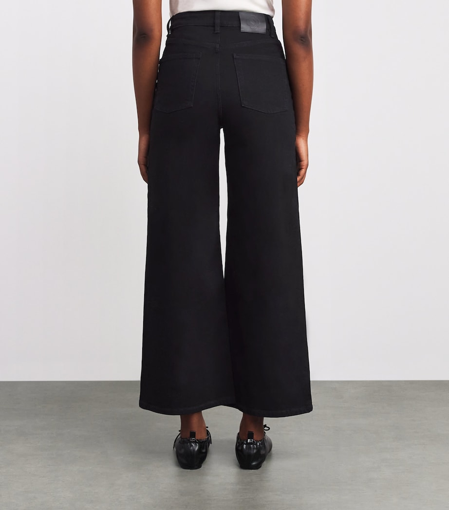 High-Rise Straight Jeans BLACK Image 4