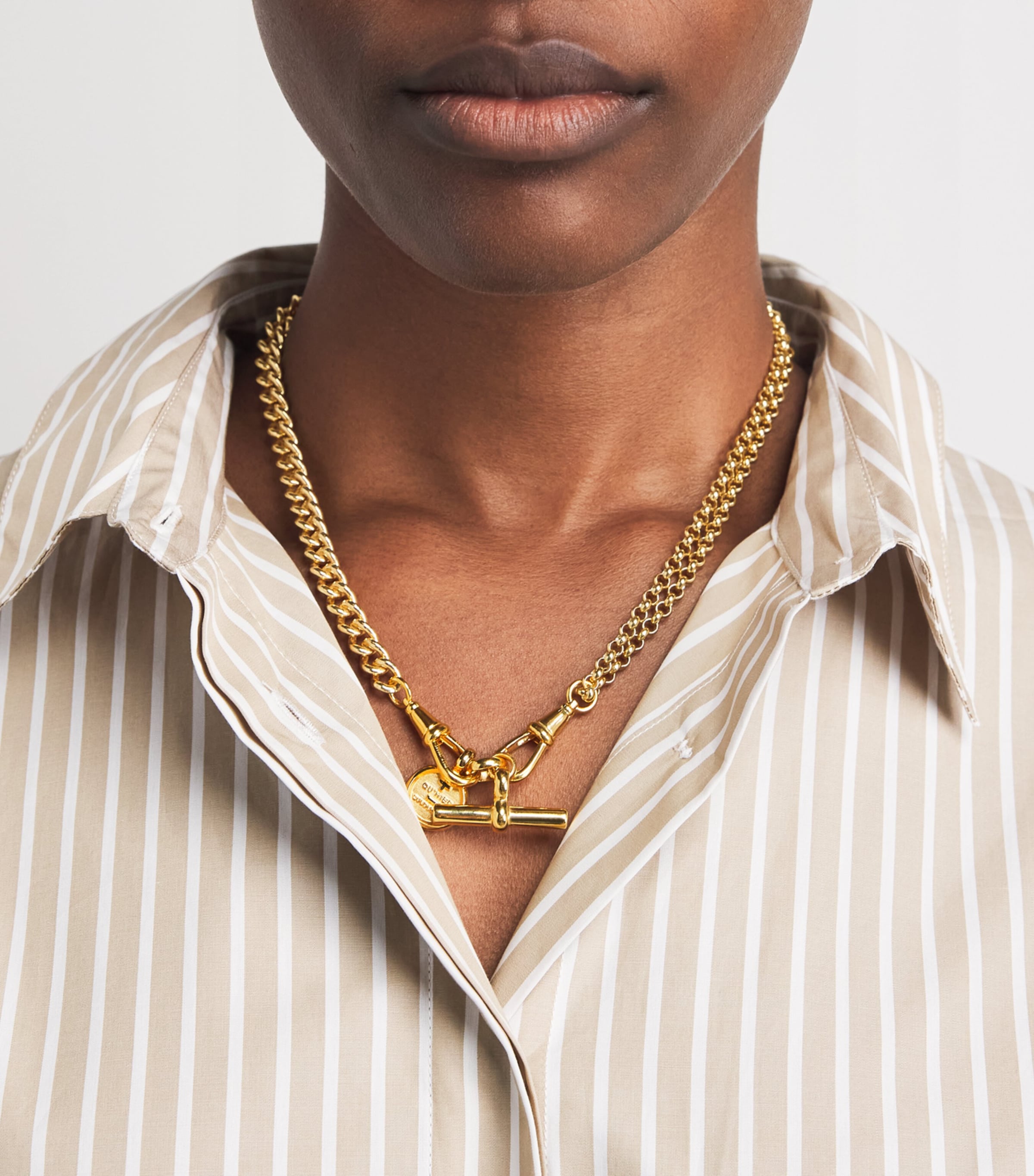 TILLY SVEAAS Gold-Plated Moi + Toi Set Necklace Gold Image 2