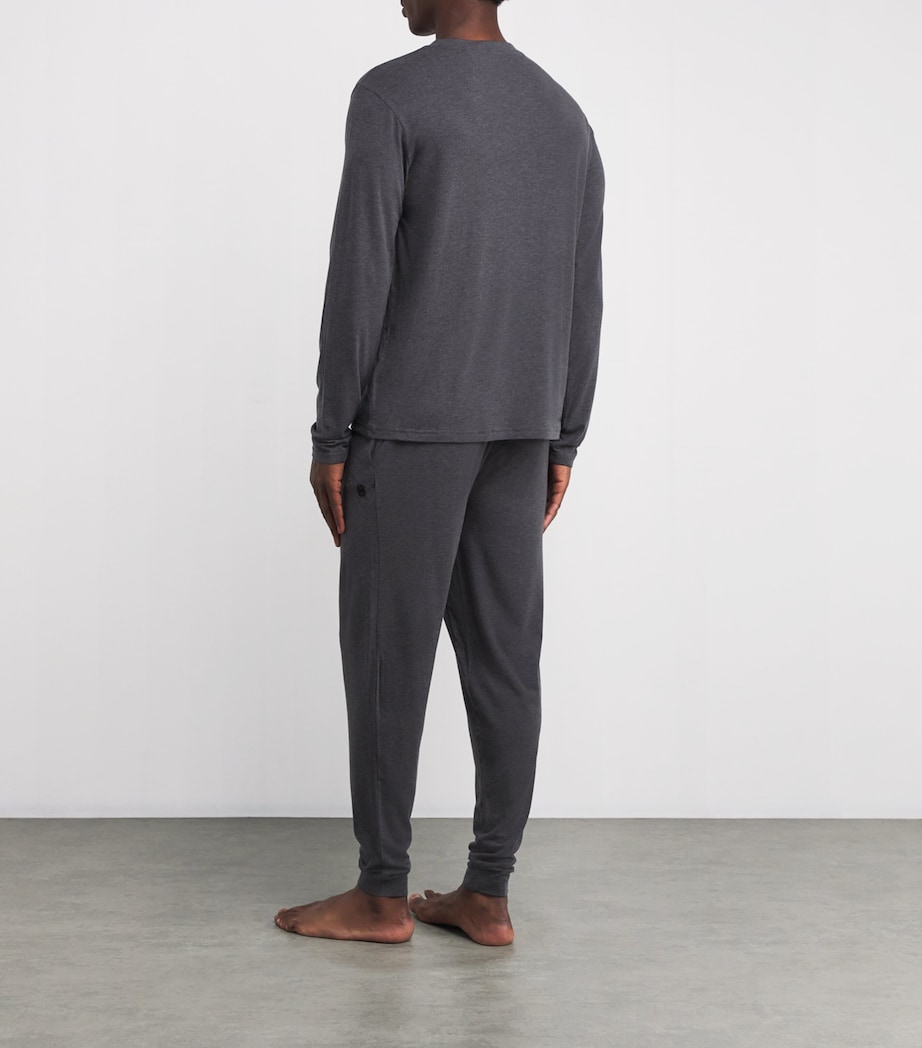 Long-Sleeve Pyjama Set 039-MEDIUM GREY Image 3